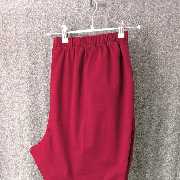 New! Women's Plus Size 26W Cranberry Pants 38" - 52" Elastic Waist Waist - Picture 4 of 4